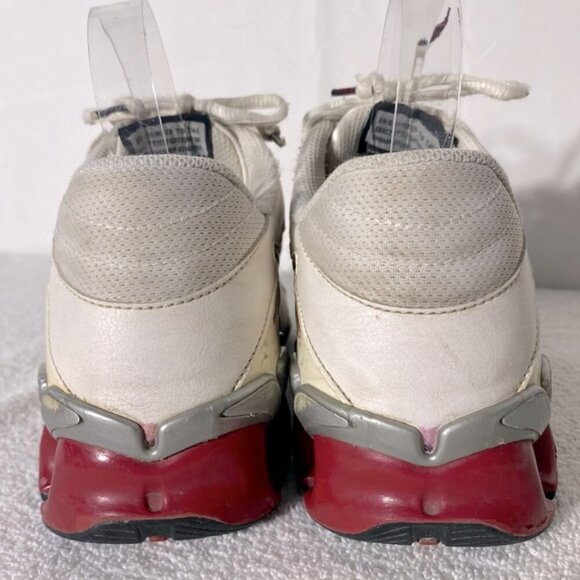 Vintage Nike Impax Atlas 2 White Red Lace Up Trainers Athletic Sneakers 8 - Picture 5 of 15